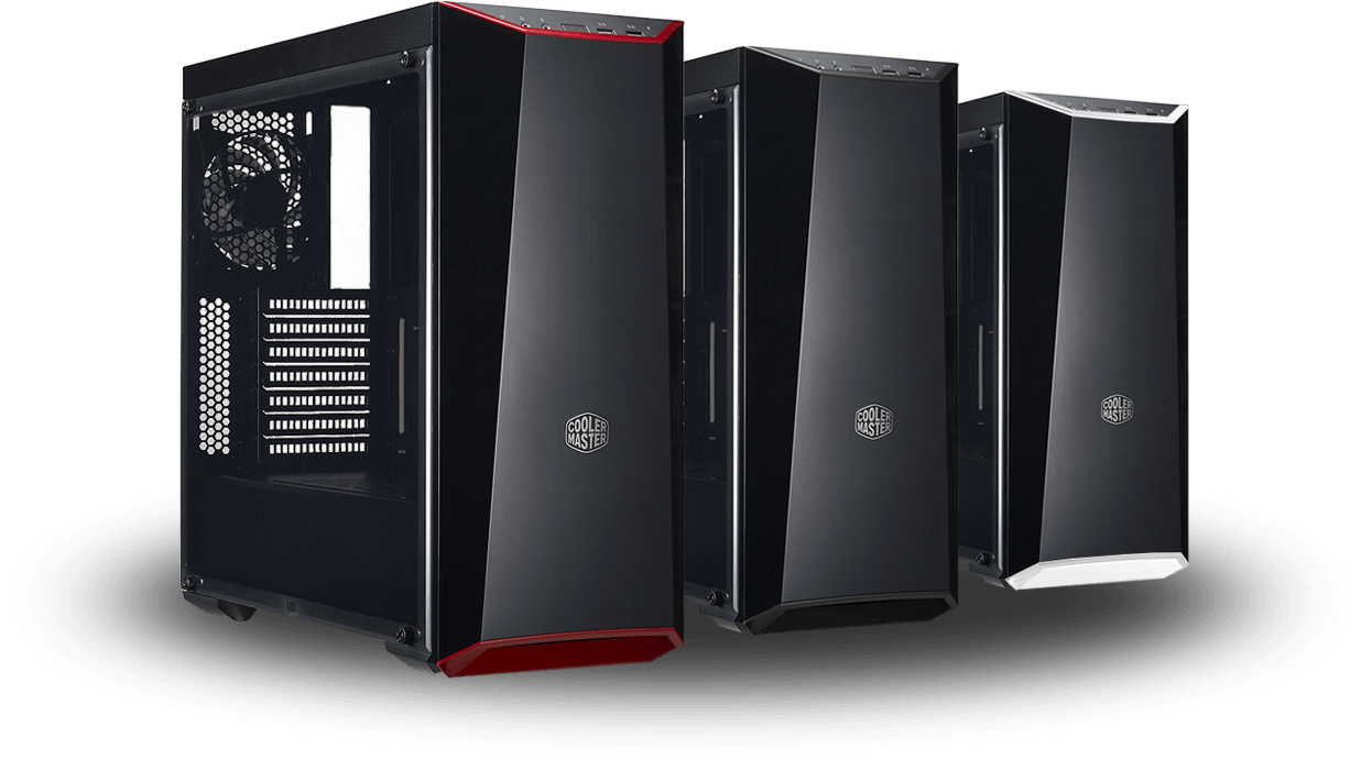 COOLER MASTER MASTERBOX LITE 5 WITH TRANSPARENT SIDE PANEL- MID TOWER CABINET (ATX)