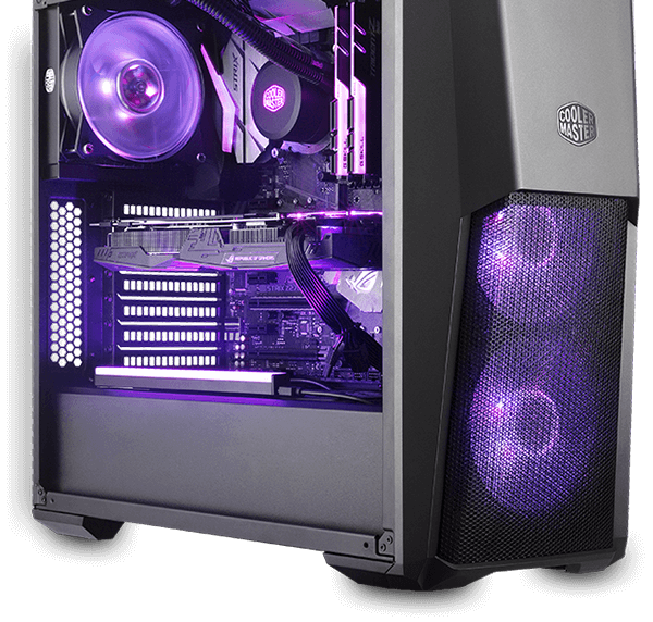 Cooler Master MasterBox MB500 (ATX) Mid Tower Cabinet - With Tempered Glass Side Panel