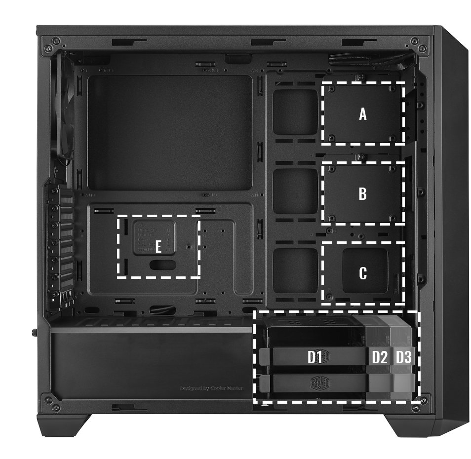 MasterBox Pro 5 Case HDD Question :